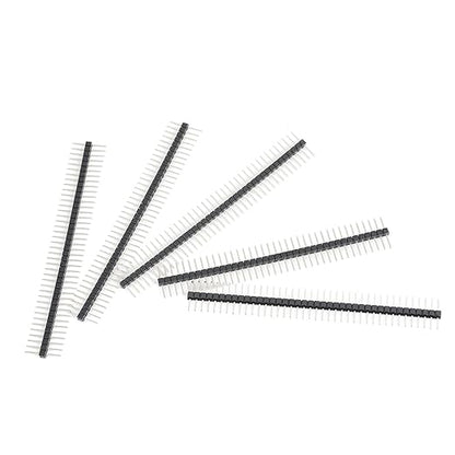 20Pcs Long Pins 40 Pin Breakaway Headers 0.1" 2.54mm Equal Length Long Centered 6.25mm on Both Sides 15mm in Total Connectors & Adapters