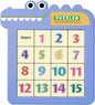 Dementia Activities for Seniors, Slide Number Puzzle Travel Game Gifts for Dementia Patients (Number, Blue) 99-5
