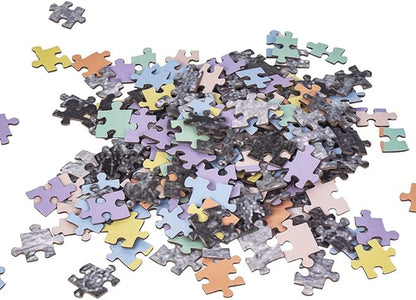 MaxRenard Game 1000 Pieces Jigsaw Puzzle Round Puzzle Toy The Moon