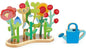 Tender Leaf Toys - Flower Bed - Indoor Garden Pretend Play Wooden Toy with Flowers and Foliage - Educational, Creative and Basic Life Learning Skills Fun for Children 3+