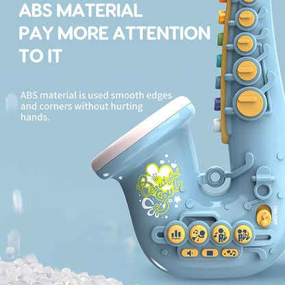 Smaroll Kids Saxophone Toy with Light and Sound,Multifunctional Early Educational Toys Musical Instrument Toy for Toddler Girls Boys Beginners Music Simulation Mini Saxophone, for Kids