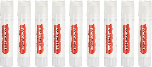 PATIKIL Solid Tempera Paints, 9 Pcs Washable Quick Drying Paint Sticks Paint Pens for Artists Beginners Art Supplies, White