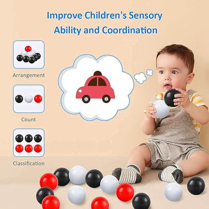 Ball Pit Balls Plastic Balls for Ball Pit Phathalate Free BPA Free Plastic Balls 100pcs 2.2" Set for Toddlers for Play Tent Tunnel