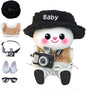17cm Doll Clothes Set & Outfit Set for 17cm Dolls - Premium Fashion Dresses with Accessories, Luxury Chic Doll Clothing & Style Bundle,Just Clothes (Style 4)