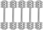 5PCS Miniature Dumbbells,1:12 Miniature Gym Equipment Dollhouse Tiny Dumbbell Toys for Doll House Decoration - 1.1Inch