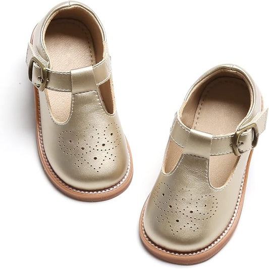 Felix & Flora Toddler Little Girl Mary Jane Dress Shoes - Ballet Flats for Girl Party School Shoes