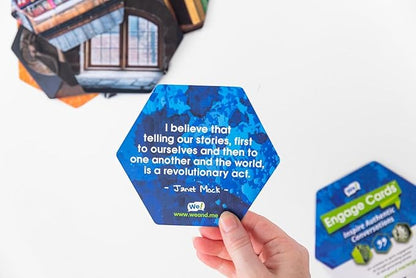 We! Engage Cards – Conversation Starters for Adults, Corporate Team Building, Work Activities, and Icebreaker Games – Ideal for Meetings, Workshops, and Office Activities (56 Cards)