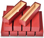 GRAND ORANGE Lots of 10 2x2 9 Inch Coin Red Boxes Storage Case