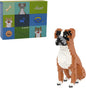 Larcele Micro Dog Building Blocks Mini Pet Building Toy Bricks, 1061 Pieces KLJM-02(Boxer)
