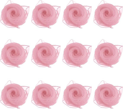 Larcele 12 Pieces Juggling Dance Scarf for Performance Prop Accessory 24 x 24 inches WDSJ-02