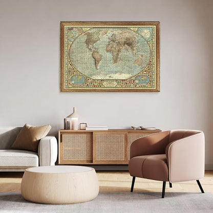 Anatolian Puzzle - World Map, 2000 Piece Jigsaw Puzzle, #3935