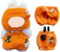 17cm Doll Clothes Set, Premium Jeans & Knitted Sweater Outfit for 17cm 15cm Dolls, Cute Dress Up Fashion, No Doll Included (Halloween Pumpkin, 17cm/15cm)