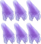 Hoerev Pack of 6 Dancing Juggling Scarves for Decoration Colors Scarves,Size 24"x24",60cmx60cm (Purple)