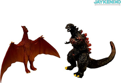 Set of 10 pcs Action Figures King of The Monsters Dragon - Highly Detailed and Articulated Collectible Toys