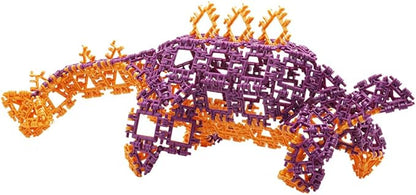 That Hinge Toy 150 Piece Blue + Green Set, Dinosaur + More STEM Construction Toy Building Set