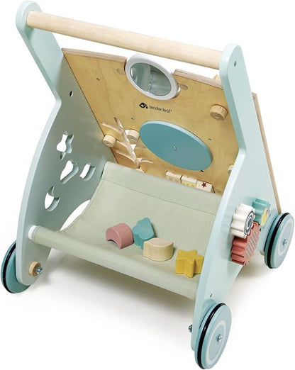 Tender Leaf Toys - Sunshine Baby Activity Walker - Activity Station to Encourage Floor Play to First Steps - Perfect Companion to Learn How to Walk - Age 18m +