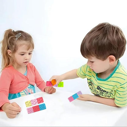 8 Pack Sensory Toys for Kids with Autism, Fidget Toys Adults Calming, Sensory Stickers for Anxiety Relief Items, Fidget Strips for Classroom Desk, Party Favors Valentine Classroom Gifts for Travel