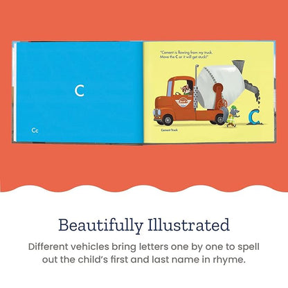 My Very Own Trucks - Personalized Children's Story with Ornament | 9" x 11" | I See Me!