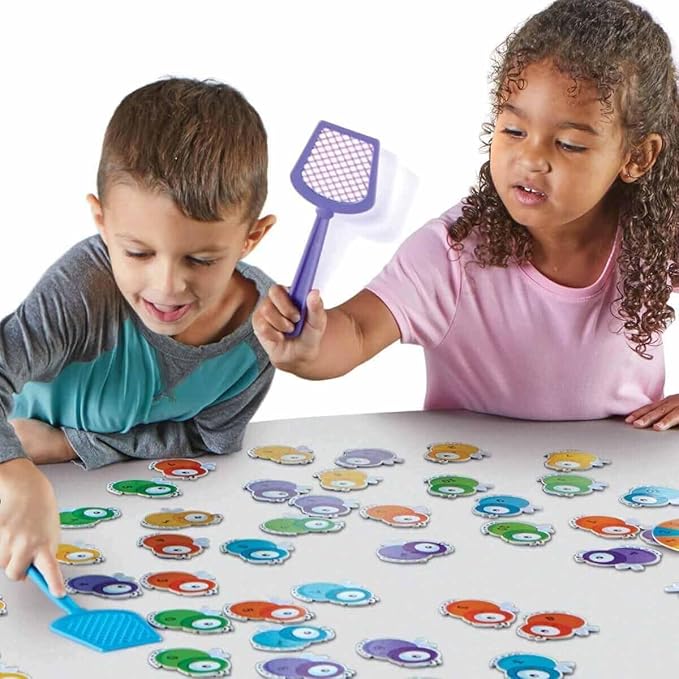 Learning Resources Mathswatters Addition & Subtraction Game - Math Games, Numbers Flash Cards, Classroom And Preschool Must Haves, Montessori, Fine Motor Skills Manipulatives, Kindergarten