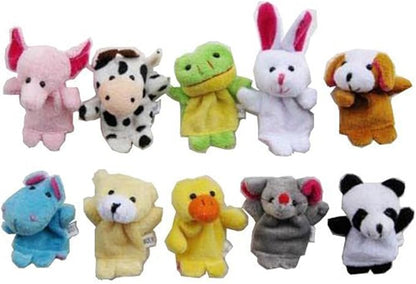 Finger Puppet Set | The Original Storytime Learning Aid | 16 Pack | Puppets for Teachers | Parents | Students & Children - Storytelling Reading Prop
