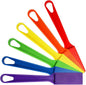 Pack of 6 Rainbow Magnetic Wand Set for Kids with Magnet Bar, Use for, Science Experiments, Bingo, Fridge, and Magnetic Concepts, Homeschool Supplies ，Age 6+