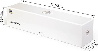 LIGHTHOUSE - Storage Box with Tracks for 25 Round Coin Capsules Grips 38-41 mm with INTERCEPT Technology Corrosion Protection (11 1/2" x 2 3/4" x 2 1/2")