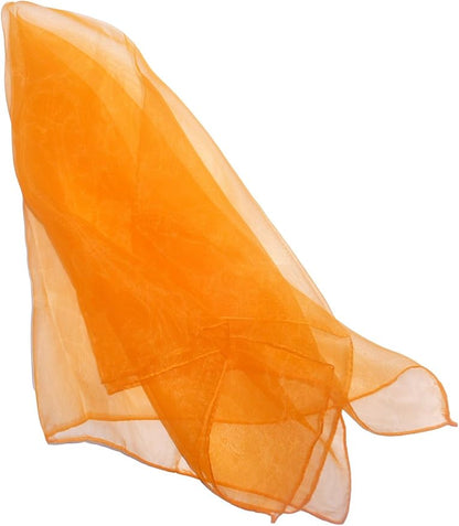 Hoerev Pack of 12 Approx. 24" x 24" Juggling Dancing Scarves Floaty Scarves,Mixed, 12pcs Mixed Colors
