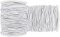 Stretchy String for Bracelets, 2 Rolls 1 mm Sturdy Elastic String Elastic Cord for Jewelry Making, Necklaces, Beading (White)
