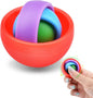 Fidget Toy for Adults, Colorful Sensory Toys for Teens 8-12, Gift Ideas for Boys Girls Teens Kids, ADHD Autism Quiet Stress Relief Finger Toy Hand Fidget Spinner