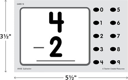 Teacher Created Resources Power Pen Learning Cards: Subtraction (6458) Medium