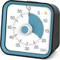 Visual Timer for Kids with Pause Function, 60 Minute Countdown Timer for Kids Desk Study, Teaching, Kitchen Cooking, Office Meetings, Time Management for ADHD (Black)