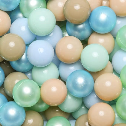 Realhaha Ball Pit Balls 50 100 200 500 Play Balls Plastic Balls for Baby Girls Toddlers Kids Play Tent Pool Playhouse Playpen Party Decoration