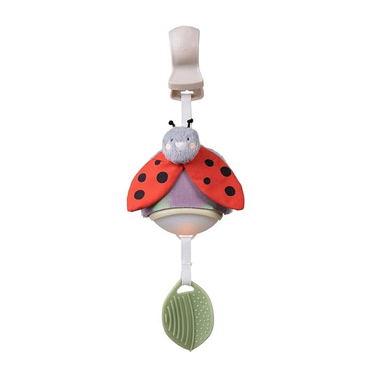 Taf Toys Music & Light Ladybug Take Along Toy, Portable Baby Sound Machine, Newborn Soother, Infant Musical Crib Mobile, Perfect for Tummy Time and Brain Development, Suitable for 0-6 Months