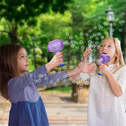 ArtCreativity Bubble Hammer for Kids, 1 Piece, Automatic Bubble Machine for Kids with Bubble Solution Included, Handheld Bubble Maker Toy for Bigger and Easier Bubbles, Great Gift Idea