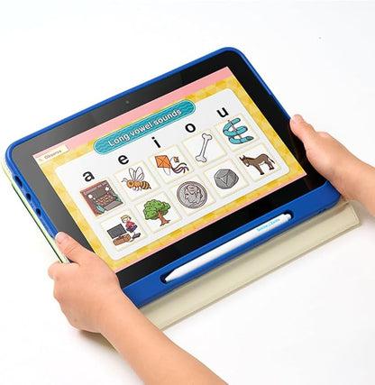 Dedicated Learning Tablet | Personalized Independent Study, Access All K–5 Lessons Math & ELA | No Browser, Games or Ads | 10.1” Display, Pen & Cover(Green) | Subscription Required