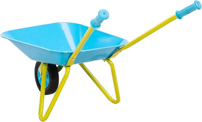 Fat Brain Toys Wheelbarrow Pretend and Play Toy - Kids' Metal Yard Tool, Ages 3+