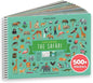 Cupkin Safari Animal Sticker Book Activity for Kids, Toddler Airplane Travel Essentials, 500+ Stickers for Kids + 12 Scenes + 12 Coloring Book Pages, Animal Lover Children's Gift, Crafts Ages 2-8