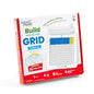 hand2mind Build-A-Grid, Dry Erase Multiplication, 3rd Grade Math, Multiplication Manipulatives, Fraction Manipulatives, Multiplication Game, Montessori Math, Homeschool Supplies (Set of 1)