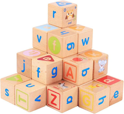HOIGON 30 PCS 2 x 2 x 2 Inch Wooden Cubes Unfinished Wood Blocks, 5cm Natural Premium Square Blank Wooden Block for Craft Decorating Painting Carving Making DIY