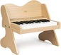 ZIPPY Kids Piano Keyboard, 25 Keys Digital Piano for Kids, Touch Sensitive Control Panel, Volume Adjustable, Mini Music Educational Instrument Toy, Wood Toy for Toddlers Girls Boys (Oak)