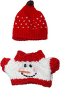 17cm Doll Clothes Christmas Accessories Outfit for 17cm Dolls (NO Doll)(Sweater+Christmas Hat/Scarf)