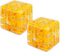 2pcs Large Labyrinth 3D Puzzle Maze Cube,Engaging Brain Teaser Toy,3D Magic Cube Maze Ball Puzzle for Stress Relief & Logic Development (Yellow)