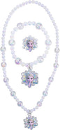 LUV HER Girls Jewelry Set - Dress Up Toy Jewelry Box Set with Bead Necklaces, Bracelets, and Rings - Frozen Play Accessories - Ages 3+