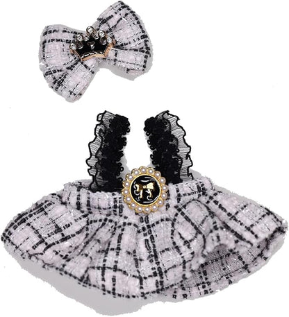 Clothes for 15/17cm Dolls(NO Doll) - Outfit for Labubu with Accessories Suit - Clothes Set for Dolls Dress Up