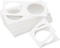 PATIKIL 2x2 Coin Flips, 350 Pack 40mm Cardboard Coin Holder Paper Coin Holders for Coin Collection Supplies Collector, White