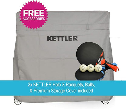 KETTLER Cabo Outdoor Table Tennis 2X Player Bundle