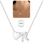 Turandoss S925 Sterling Silver Heart Initial Necklaces for Girls Teen Girls, Dainty S925 Sterling Silver Tiny Heart Initial Necklace Letter Necklaces Trendy Jewelry Gifts for Girls Teen Girls