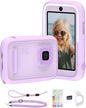 New AI Editor Camera for Kids myFirst Camera 50 Kids' Digital Camera 20MP Photos 1080P Video, Front & Selfie Lens Christmas Birthday Gifts for Boys & Girls Ages 4-15 Portable Travel Friendly (Purple)