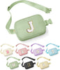 YOOLIFE Friend Gifts - Crossbody Bag for Women, Green Initial Crossbody Bag