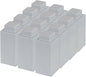 EverBlock 3" x 3" Single Life-Size Plastic Modular Bulk Pack | Giant Building Blocks | Easy to Connect & Reuse | Indoor & Outdoor Use | Build Displays & Structures | Light Gray